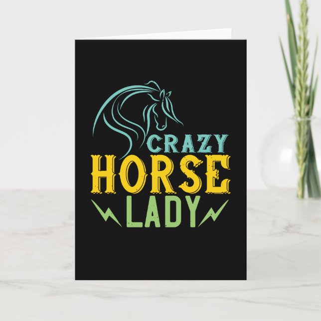 Tarjeta Caballo - Dama de Crazy Horse (Anverso)