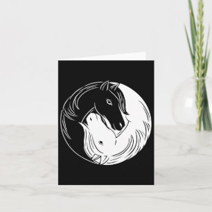 Tarjeta Caballo de animales de granja Lover Caballo montad