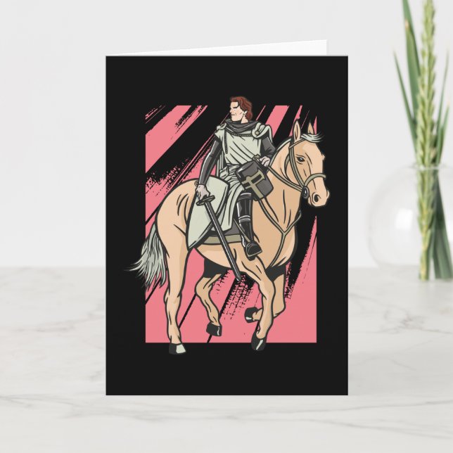 Tarjeta Caballo de caballero (Anverso)