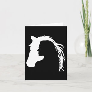 Tarjeta Caballo de equitación - Caballo de entrenador Eque
