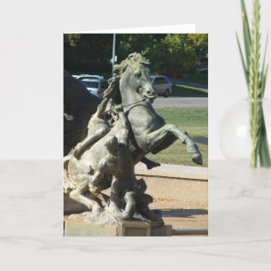Tarjeta Caballo de fuente en Kansas City