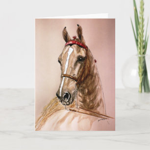Tarjeta Caballo de Saddlebred del americano