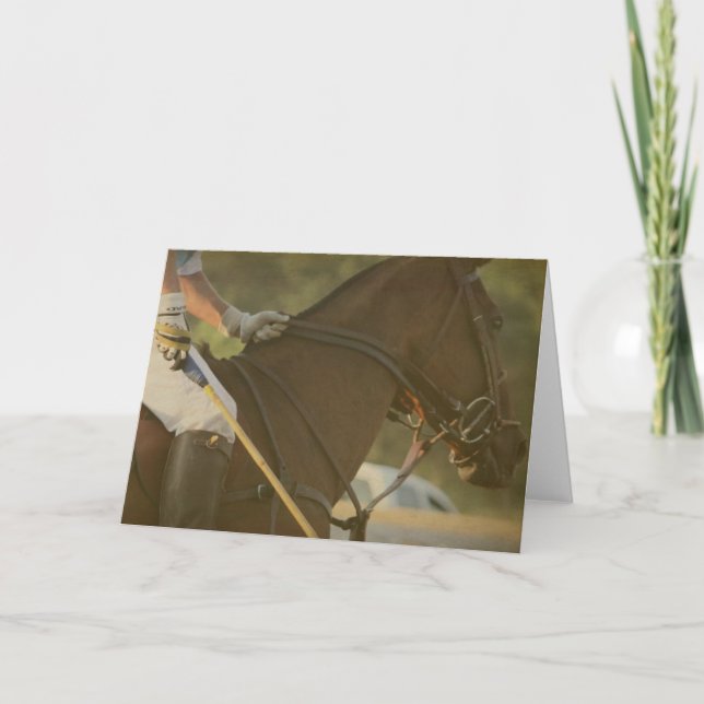 Tarjeta Caballo del polo (Anverso)