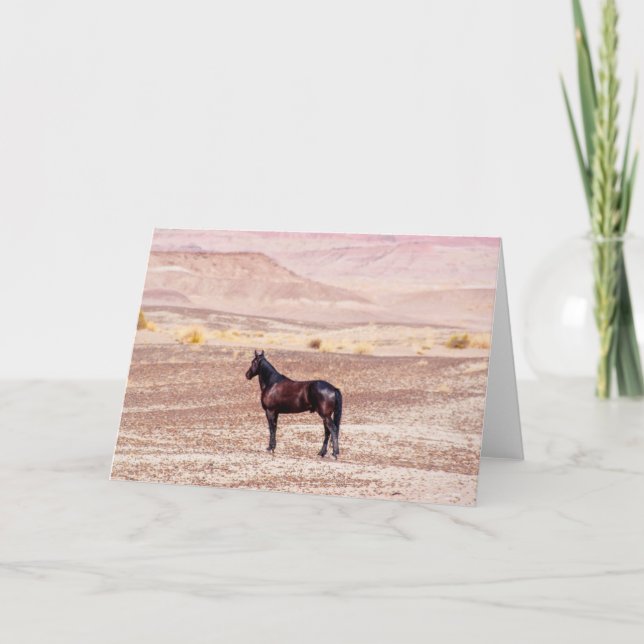 Tarjeta Caballo desierto P8664 (Anverso)