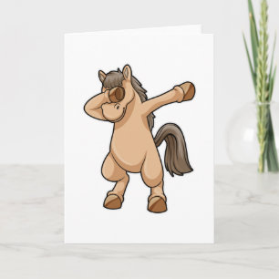 Tarjeta Caballo en el baile de Hip Hop Dab
