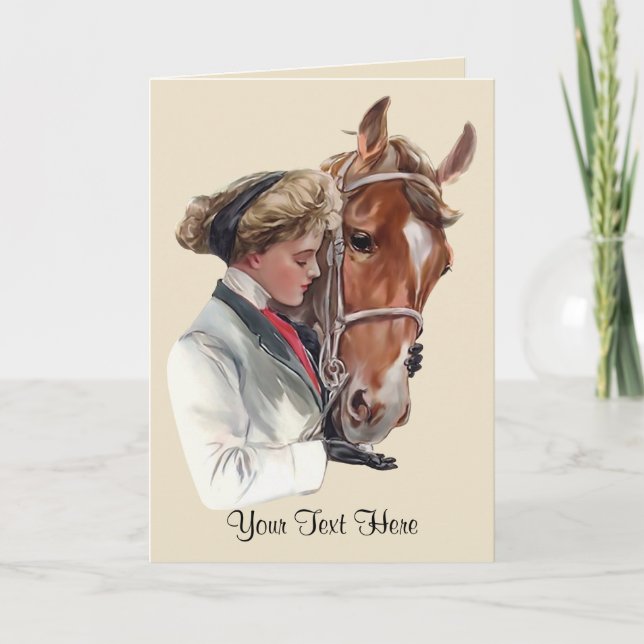 Tarjeta Caballo favorito (Anverso)