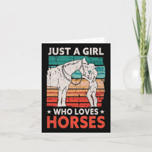 Tarjeta Caballo femenino Caballo Propietario conjunto Caba