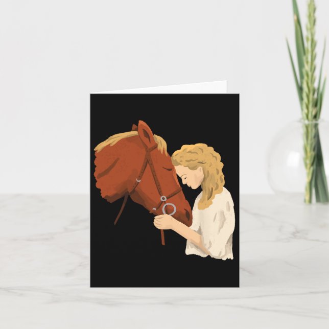 Tarjeta Caballo Lover Ecuestre Ridi (Anverso)