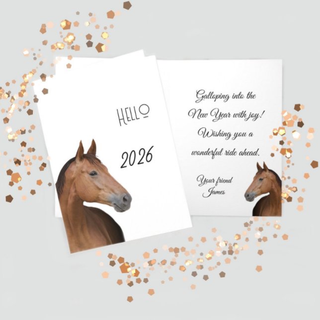 Tarjeta Caballo marrón (Subido por el creador)
