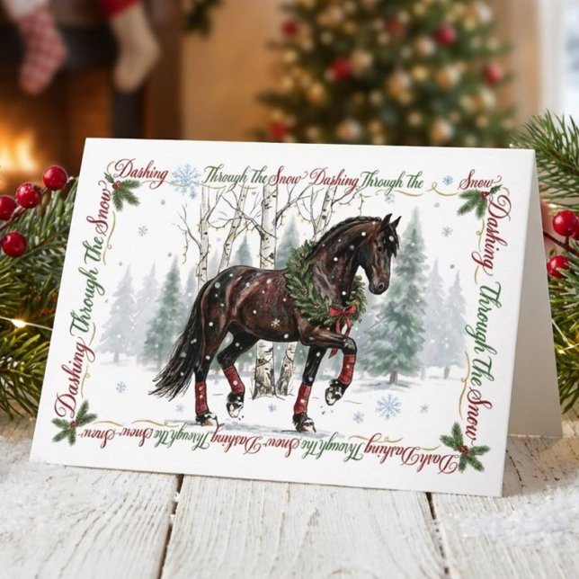 Tarjeta Caballo Navidad  (Subido por el creador)