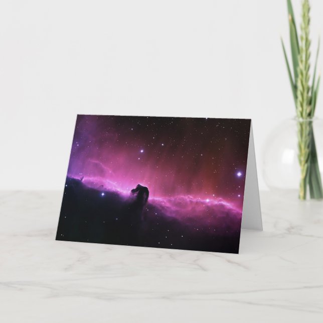 Tarjeta Caballo Nebula Barnard 33 NASA (Anverso)