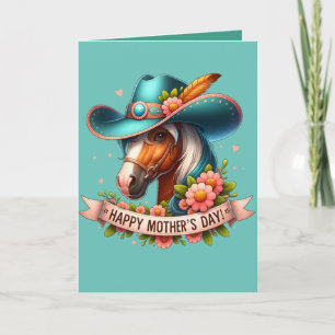 Tarjeta Caballo Occidental Día de la Madre 1 Personalizado