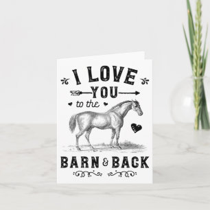 Tarjeta Caballo Que Te Amo A Los Chicas Del Pabellón Y De 