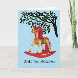Tarjeta - Caballo Rocante