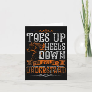 Tarjeta Caballos Cute Riders Regalos A Caballo