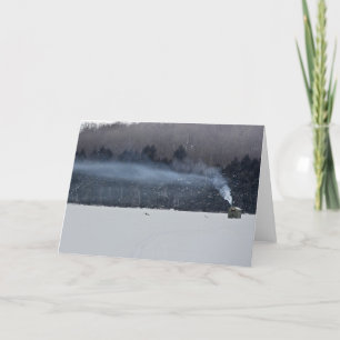 Tarjeta Cabaña Notecards del hielo