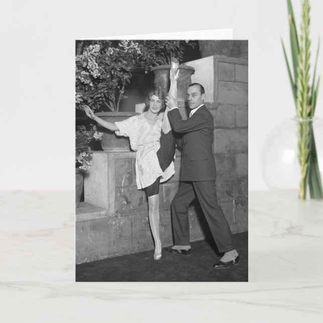 Tarjeta Cabaret Dance Team, 1920s (Anverso)