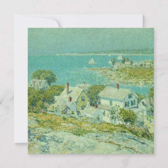 Tarjeta Cabeceras de Nueva Inglaterra (arte paisajístico c (Anverso)