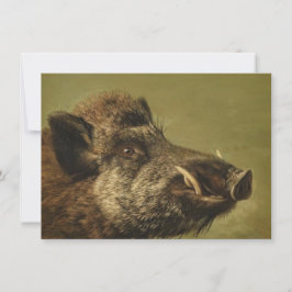 Tarjeta Cabeza de Boar