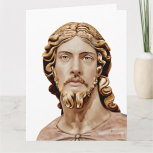 Tarjeta Cabeza de Cristo por Mark Edward Westerfield según
