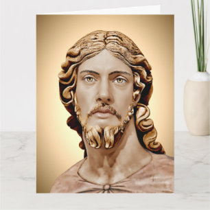 Tarjeta Cabeza de Cristo por Mark Edward Westerfield según