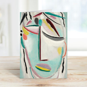 Tarjeta Cabeza de salvador, mártir von Jawlensky
