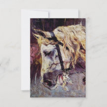 Cabeza de un caballo blanco (por Giovanni Boldini)