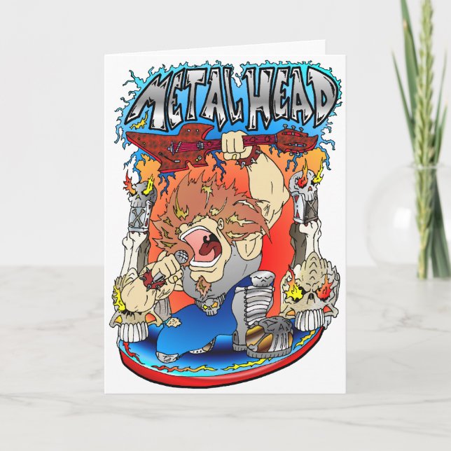 Tarjeta Cabeza metalizado (Anverso)