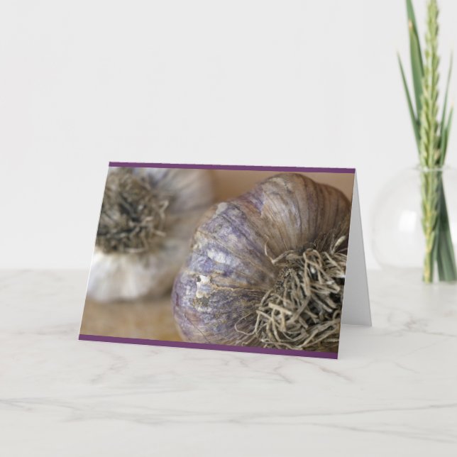 Tarjeta Cabezas de ajo (Anverso)