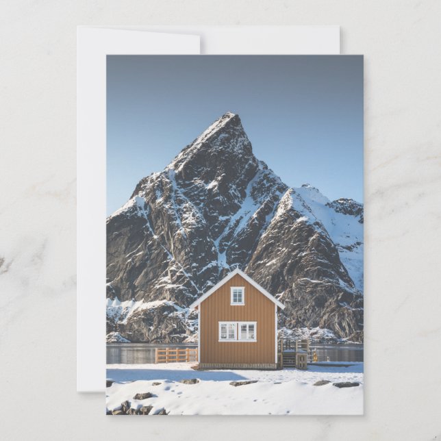 Tarjeta Cabina Amarilla Lofoten (Anverso)