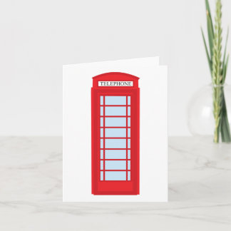 Tarjeta Cabina de teléfono de Londres