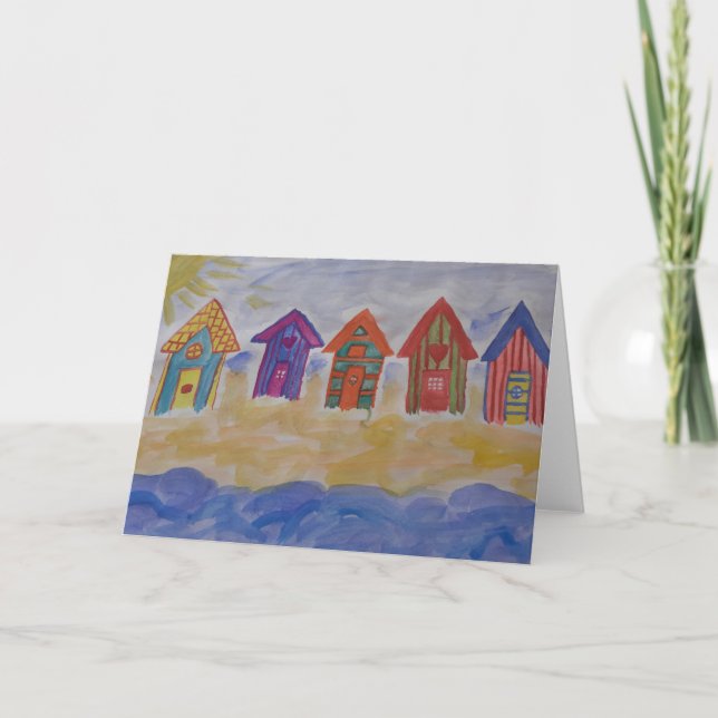 Tarjeta Cabinas de playa (Anverso)