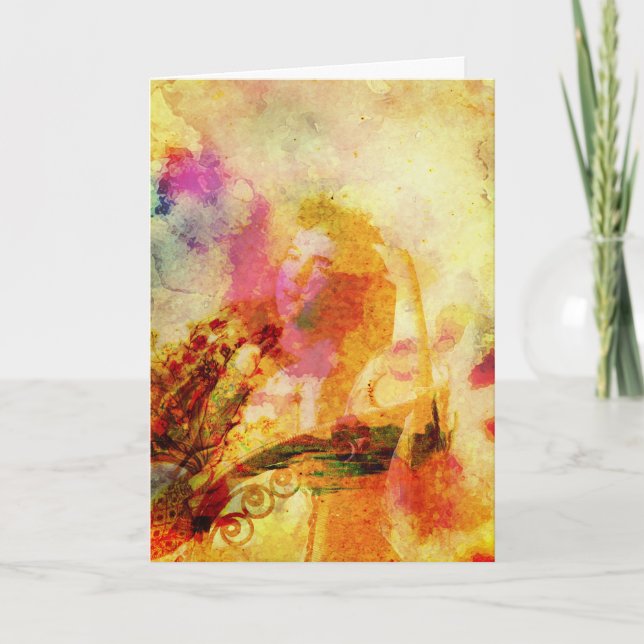 Tarjeta Cabinetcard Lady Digital Art (Anverso)