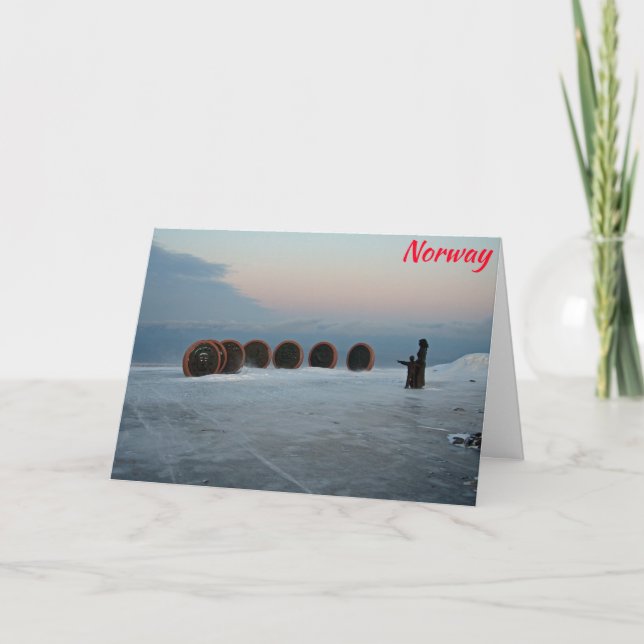 Tarjeta Cabo Norte, Noruega (Anverso)