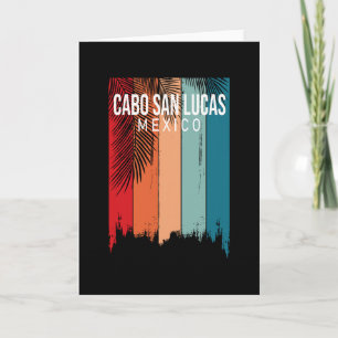 Tarjeta Cabo San Lucas México Retro