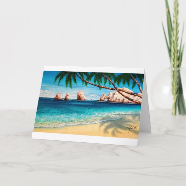 TARJETA CABOS SAN LUCAS, BAJA CALIFORNIA, MÉXICO (Anverso)