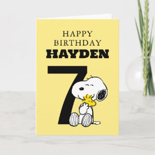 Tarjeta CACAHUETES Snoopy Feliz Cumpleaños