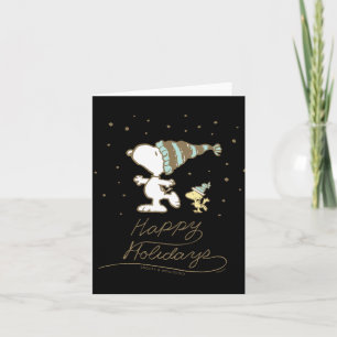 Tarjeta Cacao de Invierno Patinaje