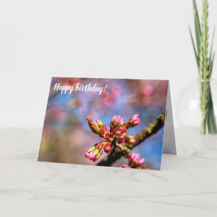 Tarjeta Cacerolas de cerezo de Sakura. El Comienzo De La P