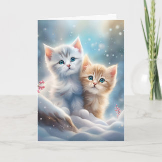 Tarjeta Cachorritos Lindos País de las Maravillas de Invie