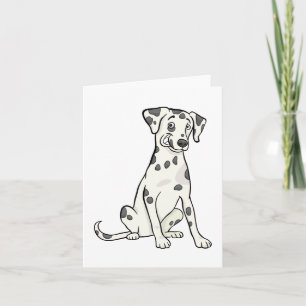 Tarjeta Cachorro dálmata Hola Gracias Amor, Lo siento
