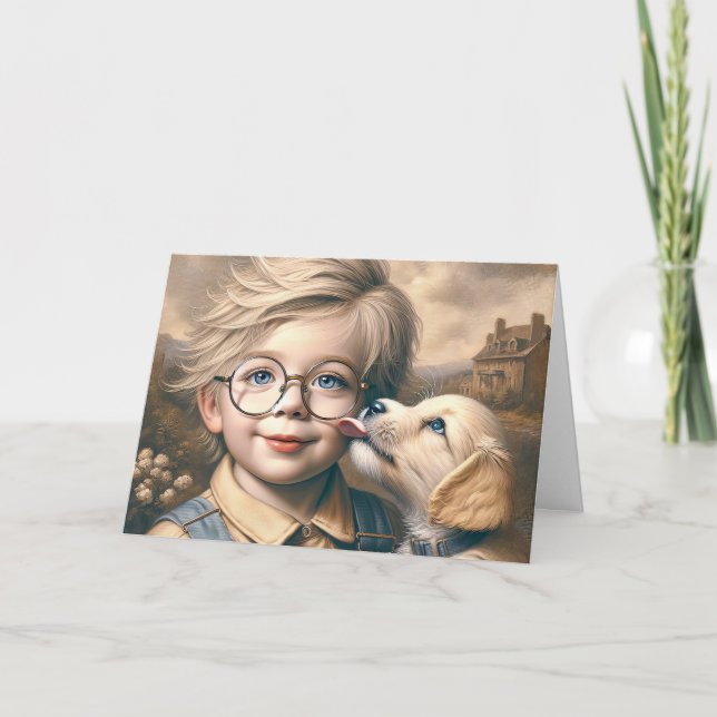 Tarjeta Cachorro de cachorro (Anverso)