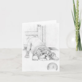 Tarjeta Cachorro juguetón