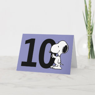Tarjeta CACHORROS DE PEANUTS   Snoopy Feliz Cumpleaños