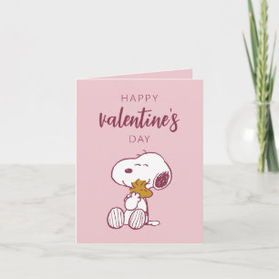 Tarjeta Cachorros Día de San Valentín Abrazo de corazó