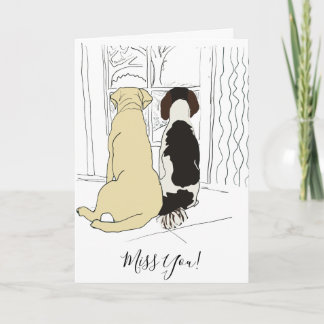 Tarjeta Cachorros vigilantes