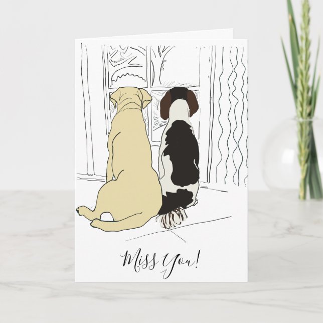 Tarjeta Cachorros vigilantes (Anverso)