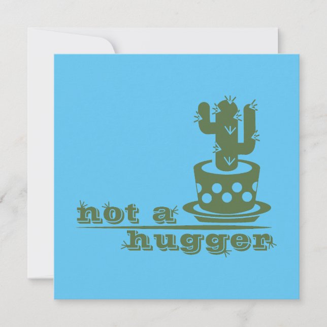 Tarjeta Cacti No es gracioso decir (Anverso)