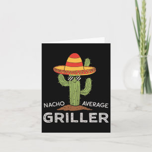Tarjeta Cactus Bbq Humor Grill Cooki