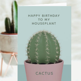 Tarjeta Cactus Birthday Card